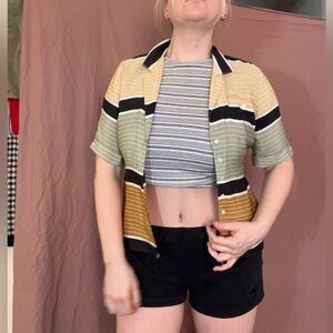 Liz Claiborne vintage  Short Sleeve Button-Up Shirt